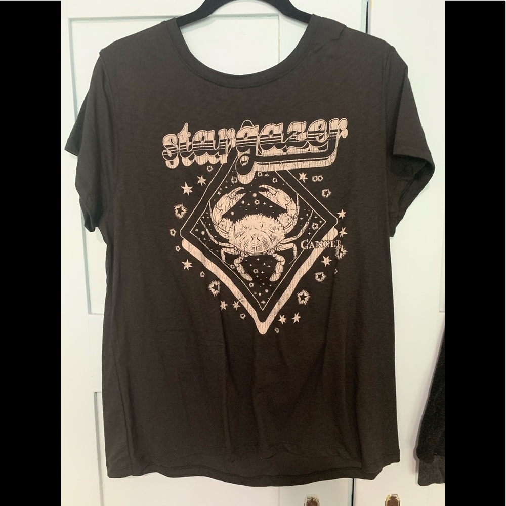 NWT Spell and the Gypsy stargazer Cancer T-shirt, size XXL